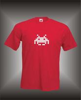 SPACE INVADER - GAMING ARCADE MOTIF Mens Womens Kids T-Shirt 4XL