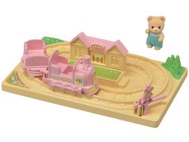 Sylvanian Families Kindergarten Play Set Train ST Mark Certified Ages Toy Dollhouse Sylvanian Families Epoch [Cute Set] S-65 3+ Co., Ltd.