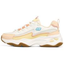 Skechers DLites 4.0 Fabric Synthetic Leather Lightning Panda Low-Top Dad Shoes Women sneaker White Multicolor 896113-WMLT 38