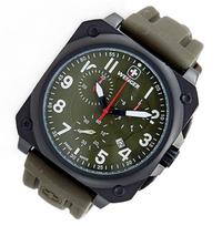 Wenger Aerograph Cockpit Quartz Chronograph Watch Men's 77011