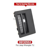 Car Automatic Console Shift Indicator Bezel Shifter Cover For Jeep Cherokee XJ 1997-2001 Wrangler TJ 1997-2006 55115615 06130553 TJ 1997-2006