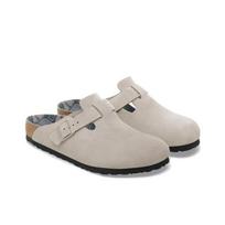 Birkenstock Boston Unisex Fashion Comfort Clogs Stone Gray Narrow Fit 1030615 42