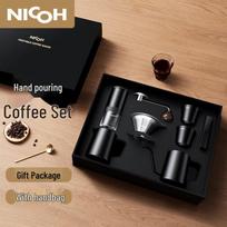 NICOH Portable Manual Coffee Grinder & Brewer Set