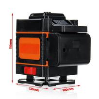 360 Beam 3D Line Laser Level 12 Lines Laser Level Self-Leveling with Bracket/Tripod Horizontal And Vertical Powerful Green Laser