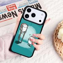 Kawaii Sushi Crowd Phone Case For IPhone 17 16e 15 14 13 12 11 Pro Max Air Mini Soft Protective Cover iPhone 12 Pro Max