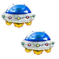 Space Set, New Astronaut, New Rocket, New Flying Saucer, Space-Themed Aluminum Foil Balloons, Universe Space-Themed Birthday Party Decorations Other