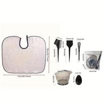 9Pcs/Set Hairdressing Brushes Set Hair Coloring Bleaching Dye DIY Tools Bowl Comb Clips Salon Hair Color Dye Tint Tool