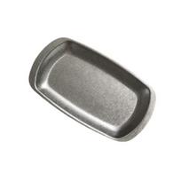 Square Stainless Steel Tray Retro Rustic Dessert Dish for Pastries Creative Industrial Style Towel Plate for Home Camping XS