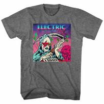 Bill and Ted Electric Hell Graphite Heather Adult T-Shirt XXXL