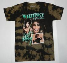 Whitney Houston Bleach Short Sleeve Tee Shirt New S