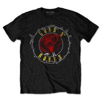 Guns N' Roses Rose Circle Paradise City T Shirt S