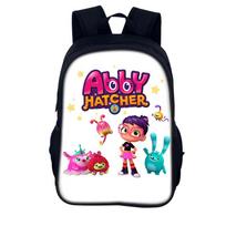 Abby Hatcher Bookbag Notebook School Backpacks 3D Print Oxford Waterproof Boys/Girls Travel Student Backpacks