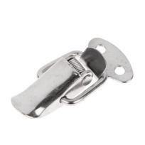 4pcs Duck-mouth Buckle Mini Lock Chest Box Gift Suitcase Case Buckles Toggle Hasp Stainless Steel Latch Catch Clamp