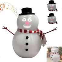 Animated Talking Snowman, Talking Animated Blink Snowman With Built In Projector And Speaker,Singing/Dancing/Talkings Animat Blink Snowmans For Holida Santa Claus