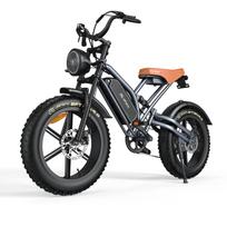 JANSNO X50 Elektrinis dviratis 750W 48V 17AH Nuimama baterija 20×4 Colių Stori ratai Visureigis Kalnų E-dviratis 7 pavarų Elektrinis dviratis