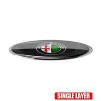 For Alfa Romeo 147 156 159 Stelvio Sportiva GT Mito TZ3 166 3D ABS Aluminium Car Emblem Body Rear Trunk Sticker Auto Accessories For Alfa Romeo