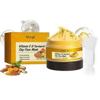 Hoygi Turmeric Cleansing Mud Mask Hydrating Firming Cleansing Pore-transmissing Facial Skin Apply Mud Mask