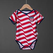 2026 World Cup jersey baby football jersey onesie summer quick-drying breathable baby crawling clothing cross-border hot-selling 9 (june-december)