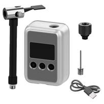 Mini Electric Bike Pump Bike Tire Pump Air Compressor Electric Mini Tire Inflator for Bicycle Cars Football Mountain Bike Travel juoda