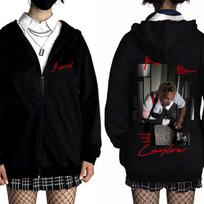 Rapper Laylow Raw Album Merch Zipper Hoodies Men Women Pop Music Zip Up Jacket Man Fleece Cotton Sweatshirt S