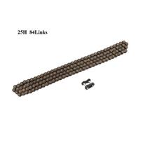 T8F 25H chain with Spare Master Link For Mini Dirt BIKE Quad ATV 47cc 49cc 2 Stroke Engine Minimoto Pocket Bikes Go Kart