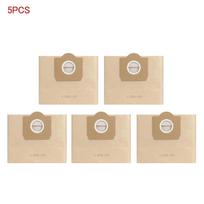 Dust Bag 6.959-130 For Karcher WD3 MV3 WV3 WV4 WD3200 WD3300 A2204 A2656 SE4001 SE4002 NT18 Leak Proof High Capacity Thick Bag 5PCS