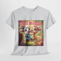 Animal Love Unisex Tee, Goat Camel Affection Shirt, Nature Lovers T-Shirt, Cute 4XL
