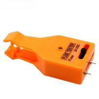 Universal Auto Car Fuse Type Tester Checker Puller Kit Removal Tool with Green LED Indicator Light Car Accessories oranžinė
