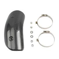 Motorcycle heat shield muffler protection exhaust pipe carbon fiber protection anti-scalding for cb650f z900 tmax 530 xmax 300 Muffler