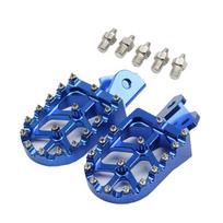 For Sur-Ron Surron Sur ron Light Bee S X Electric Off-Road Bike Motorcycle CNC Foot Pegs Pedal Mounting Pedals Retrofit Bracket mėlyna