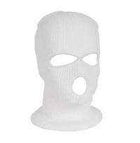 Knitted 3 Holes Ski Mask Windproof Full Face Knit Hats Custom SkiMask Men Warm Wool Balaclava embroidery Winter hats Colors balta