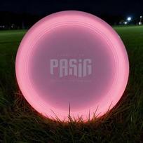 Glow in the Dark Dog Frisbee, Soft Fluorescent Flying Disc for Outdoor Training, Durable Bite Resistant Toy for Dogs 20cm (Pink,20CM) rožinė