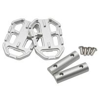 Motociklų ruošiniai plačios pėdos kaiščiai Pedalai atramos kojelės, skirtos BMW G310GS F750GS F850GS R1200GS G310gs F 750 850 1200 GS Priedai sidabras