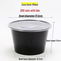 Disposable Plastic Meal Prep Containers