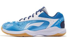 Li Ning Badminton Shoes Unisex Low Top Interstellar Blue/Standard White AYTS024-2 42