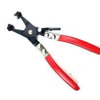 Clip Removal Clip Hose Clamp Pliers Flat Band Ring Clamp Plier Hose Pipe Clips Car Clip Plier straight red