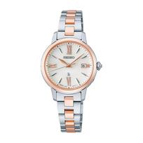 [Seiko Watch] Rukia Grow SSVW206 Women's Silver + Pink Gold