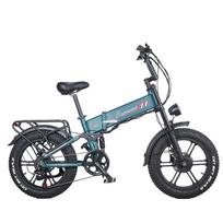 RANDRIDE Elektrinis dviratis 1000W*2 Variklis 20*4.0 colių Plačios padangos Hidrauliniai stabdžiai Shimano 7 pavarų elektrinis riebalų dviratis YX20M-2 20 mėlyna