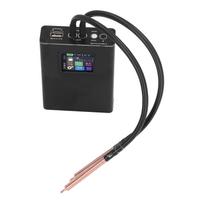 Mini taškinio suvirinimo aparatas, nešiojamas, su LCD ekranu ir 5000 mAh įkraunama baterija, skirtas 0,25 mm lakštiniam metalui