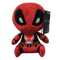 Kawaii Cute 18cm X-men Deadpool Movie Plush Puppet Figure Toys for Children 18cm juoda/raudona