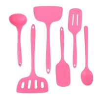 6Pcs Silicone Kitchen Utensil Set Heat Proof Anti Abrasion Multifunctional Kitchen Cooking Utensils L(for 6.5-9kg)