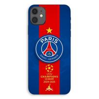 Case For iPhone 11 PSG LOGO JORDAN CHAMPIONS LEAGUE WINNER Maniacase juoda