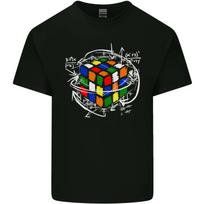 Rubix Cube Equation Funny Puzzle Enigma Kids T-Shirt Childrens 2XL
