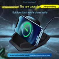 Magnetic Wireless Car Charger & Holder for Apple 13/12/14 - Fast Charging USB-QC3.0 without Magnetic