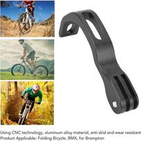 Front Lamp Mount – Folding Bike Fork Stand, Lamp Extension Bracket, Small Cloth Compatible, Action Camera Base for Cycling, Sturdy & Easy to Install One Size juoda