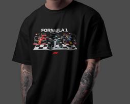 Formula 1 Fan Art T-Shirt F1 Racing Graphic Unisex Tee Motorsport Gift Unisex T-Shirt XXL