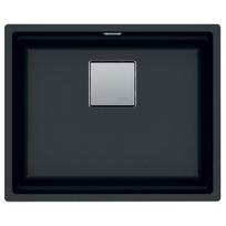 Po stalviršiu montuojama granitinė plautuvė Franke Kubus 2, KNG 110-52, Onyx