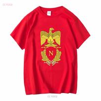 Napoleon Bonaparte T shirt Napoleonic Imperial Eagle Jersey long or short sleeves vintage Washed Top For Everyday Wear Casual S