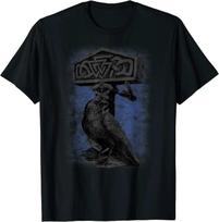 Skandinavų Mitas Toras Plaktukas Mjolnir kariai Varna Pagoniški Marškinėliai 100% Medvilnė Apvalus Kaklas Trumpomis Rankovėmis Laisvalaikio Vyriški Marškinėliai Dydis S3XL S