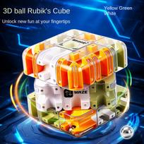 3D Maze Magic Cube Six-sided Transparent Puzzle Speed Cube Cubes Maze Playthings Designed For Children's Instructive Playthings Birth Date